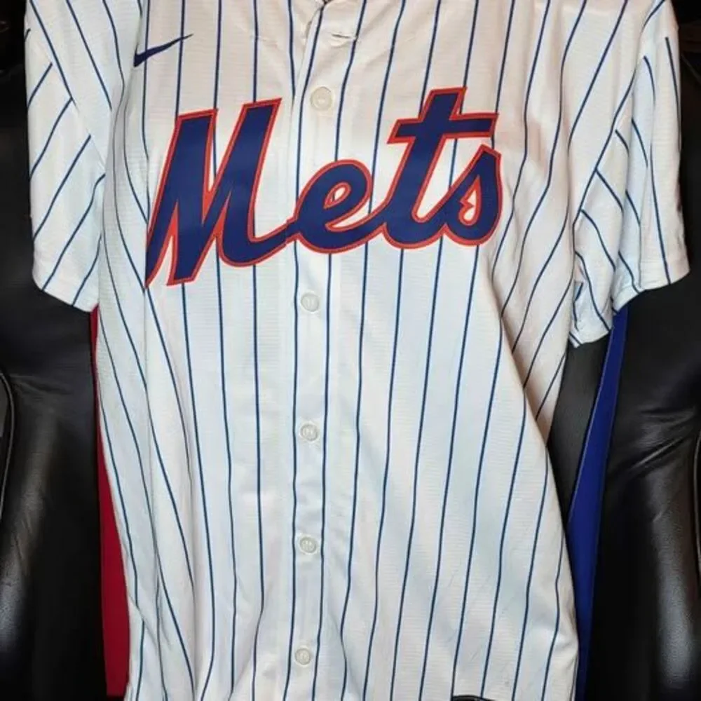 Francisco Lindor New York Mets Youth XL 18/20 Baseball Jersey